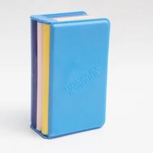 Vintage 1988 Jewelry Keeper Color Blocked Case